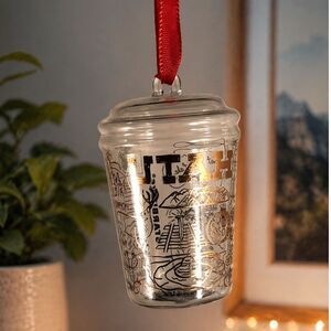 Starbucks Utah “Been There Series” Glass Holiday Ornament (2021) NWT